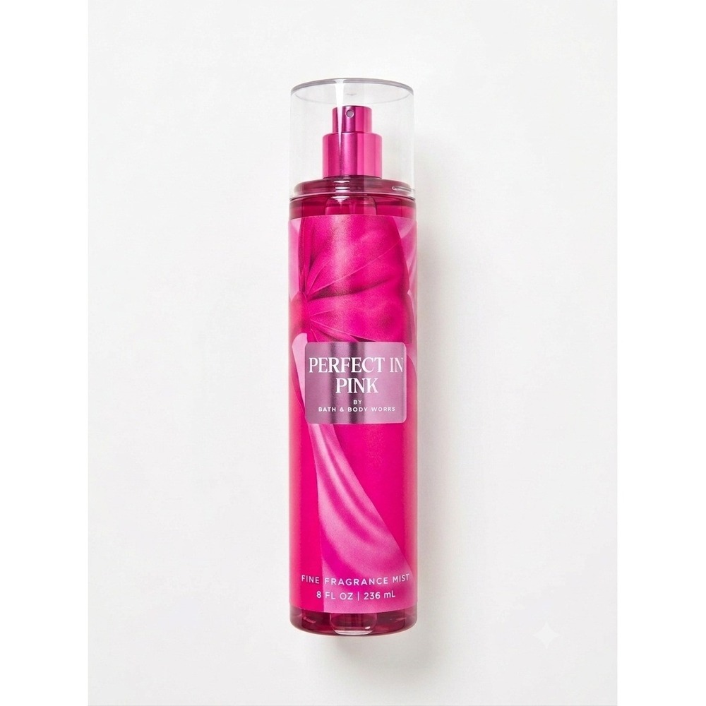 Bath & Body Works Perfect In Pink Fine Fragrance Mist 8 floz Cherry Discontinued